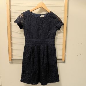 Crewcuts Navy lace dress